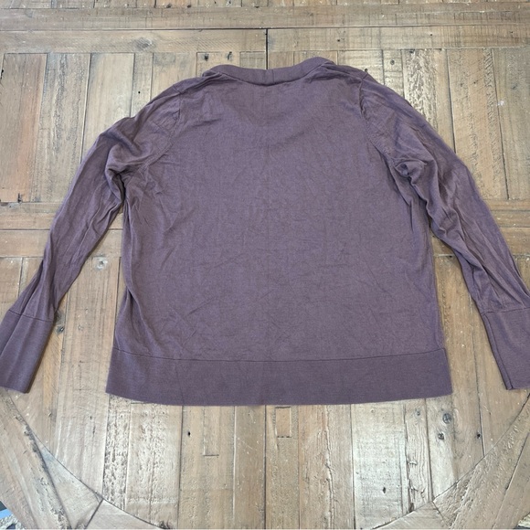 Cos Berry Mauve Wool Silk Pullover Sweater Women’s Large Minimalist Jumper - Picture 6 of 8